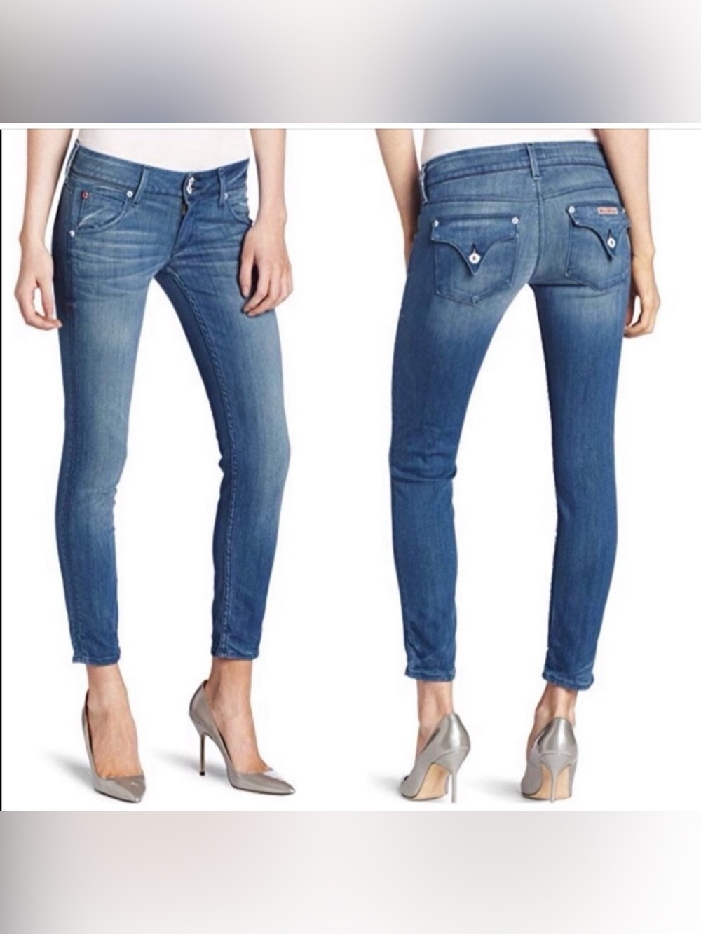 HUDSON Jeans Collin Skinny
Crop Jeans Size 27